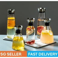 【📣SG Seller】Borosilicate Heat-Resistant/Explosion-Proof/Multi-Functional Large Capacity Glass jug