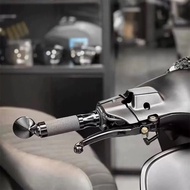 new กระจกปลายแฮนด์ R-Mini สำหรับ Lambretta & Vespa สปอร์ต ดีไซน์สวย งาน CNC คุณภาพ แข็งแรงทนทาน : Po