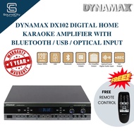 DYNAMAX DX102 Digital Home Karaoke Amplifier with Bluetooth / USB / Optical input