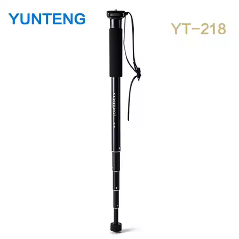 Yunteng YT-218 Extendable 5 Section Aluminium Monopod Unipod for Canon Nikon Pentax Sony A7 A7R A7S 
