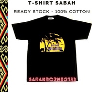 T-Shirt Baju Sabah Borneo premium COTTON [BORNEO WILDLIFE POKOK]