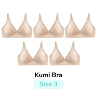 Eisei Haku Kumi Bra (แพ็ก 5 ตัว) บราคอวีลึก โครง Jelly โกยอกชิด เนินอกสวย หลังเว้าลึก มีนวัตกรรม Bio