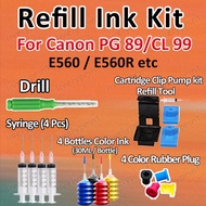 For Canon PG89 CL99 PG 89 CL 99 Refill Ink Tool for E560 E560R