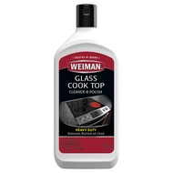 Weiman Non-Abrasive, No Scratch Induction Glass Ceramic Stove Cooktop Heavy Duty Cleaner and Polish,