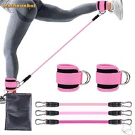 MAINAUSHUI Ankle Cuffs, Adjustable Double D-Ring Cable Ankle Straps, Portable Sport Safety Strength 