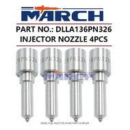4Pcs DLLA136PN326 Diesel Fuel Injector Nozzle Tip 105017-3260 for ISUZU 4JH1 4HK1