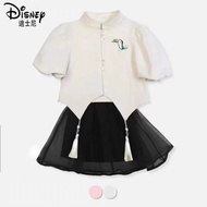 [Western Style] Girls Summer 2025 Summer suit New Style Hanfu Chinese Style Children Western Style T