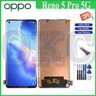 Original AMOLED LCD Display For OPPO Reno 5 Pro 5G LCD Display Touch Screen Digitizer Full Set Assem