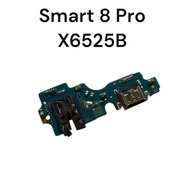 INFINIX SMART 8 PRO BOARD / X6525B CONNECTOR CAS + HF + MIC