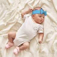 Cute Fiji Flag Print Baby Bow Headband - Delicate & Sensitive for Newborns, Stretchy Nylon Headbands