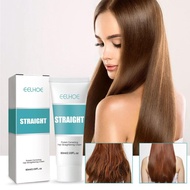 PO EELHOE Straight Hair Krim Pelurus Rambut Wanita Permanen Tanpa Memp