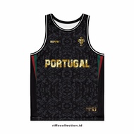 Basketball jersey - Basketball shirt - swingman Portugal Retro Black Basketball Jersey