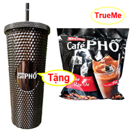 [Tặng ly kim cương] Cafe Phố 30gói x 24g - Ca Phê Phố - cafe sữa đá - MacCoffee - Cafe Phố 720g - ca