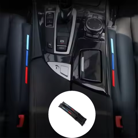 2pcs Black Car Seat Gap Filling Pad Slot for BMW E46 E60 E90 E34 E39 E53 E87 M3 M5 E91 F30 F10 F20 F