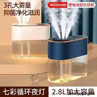 「天天特賣」 薰香機 香氛機 香氛機 水 氧機 加濕器 香薰機 USB充電式加濕器 三噴孔大霧量臥室靜音補水空氣薰香機