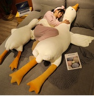 Fancy【Ready Stock】Cute Giant Duck Plush Toy Big White Goose Dolls Kids Baby Soft Cushion Plushie Stuffed Animals Toys For Girls Christmas Gift