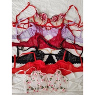 D33-29 Women's Steel Ring Thin Lace Sexy Exported to Europe America French Bra Underwear Large Size 
