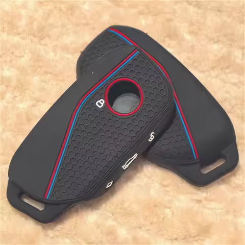 Silicone Case For BMW IX IM I5 M60 X5 X7 X6 7 Series X7 I7 IX 740LI Alcantara Car Remote Key Case Co