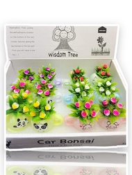 Bonsai Mini Car Bonsai ต้นไม้ประดับพุ่มไม้ตกแต่งWisdom Tree