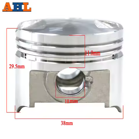 AHL Motorcycle Engine Parts STD ~+100 38mm~39mm Piston & Piston Ring Kit For Honda DIO 50 AF54 AF55 