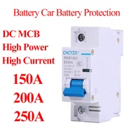 Electric Miniature  Car Circuit Breaker DC 12V to 125V 150A 200A 250A Mini 1Pole single phase MCB  M