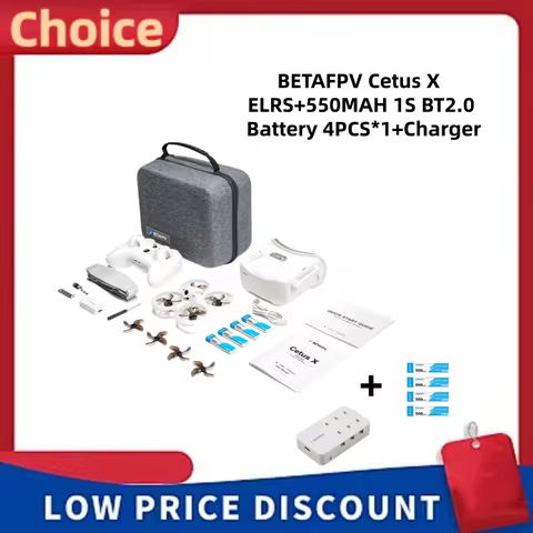 BETAFPV Cetus Pro/X Kit FPV Drone 4k Professional ELRS +Battery+6-Port Charger Mini Drone Drones con