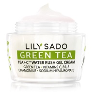 LILY SADO TEA+C Green Tea Water Rush Gel Moisturizer - Lightweight Vitamin C Anti-Wrinkle Moisturizi