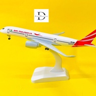 AIRCRAFT MODEL A350-900 "AIR MAURITIUS" WITH WHEELS (FULLBOX)