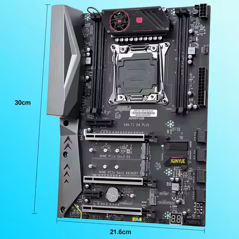 JGINYUE X99 new motherboard kit Intel LGA 2011-3 With CPU xeon E5 2690 V4 DDR4 support ECC M.2 NVME 