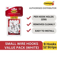 3M Command Small Wire Hooks Value Pack - White 17067-9