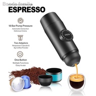 ☃◊✚Portable Car Coffee Machine DC 5V Expresso Maker Nespresso Dolcegusto Italian Capsule Espresso Machine Coffee Powder