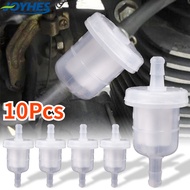 5/10Pcs Petrol Filter Oil Cup Polymer Motorcycle Fuel Filter Gasoline Gas Oil Engine for Car Dirt Bike ATV Fuel Petrol Filters Accessories