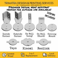 Upgraded Tapo C200 C210 Xiaomi 360 Reolink IP Cam Stronger Holders Mounts Adapter Free Screws