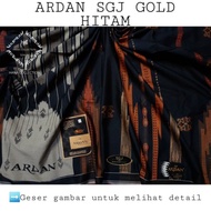 SARUNG ARDAN SGJ GOLD SONGKET GUNUNG JACQUARD WARNA HITAM diskon