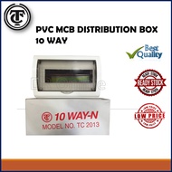 TC MCB PVC DB Box / MCB Distribution Box 10 Way  PVC