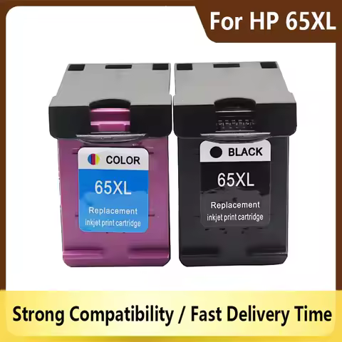 65XL Compatible Ink Cartridge 65 XL for HP 65 HP65 for HP Deskjet 2622 2623 2624 2625 2628 2630 2632