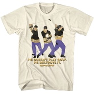 Happy Gilmore He Doesn't Play Golf He Destroys It Men's T Shirt Oversized T Shirt Harajuku Streetwea