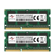 ZVVN 8GB Kit (2x 4GB) DDR3 1333MHz PC3-10600S 1.5V 3S4E13C9ZV01 SODIMM RAM Laptop Memory