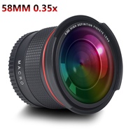 ✒ Batmax 58MM 0.35x Fisheye Wide Angle Lens for Canon EOS Rebel 70D 77D 80D 90D T8i T7 T7i T6i T6s T6 T5i T5 T4i T3i T100 Camera