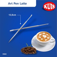 Espresso Barista Stencils Coffee Tools Decorating Art Pen Coffee Stick