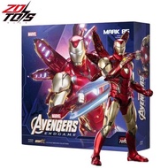 (พร้อมส่ง) IRON MAN MK 85 ver. 2.0 ZD TOYS 1/10 LED Action Figure 18 cm (มีไฟ กล่องใหญ่)