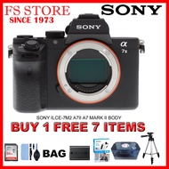 SONY ORIGINAL MALAYSIA ILCE-7M2 A7II A7 MARK II BODY FREE 64GB & BAG & TRIPOD &CLEANING SET & EXTRA