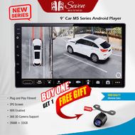(Real Ram)M5 Series Carplay Android Player 9 & 10 Inch 2/4RAM With SIM Card Slot Automotive