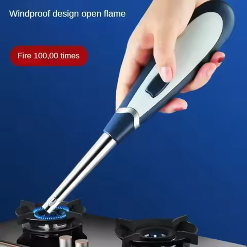 Kitchen Pulse Igniter, Gas Stove Lighter, Long Handle Igniter Candle Lighter