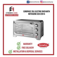 EuropAce 20L Electric Oven with Rotisserie EEO 2201S