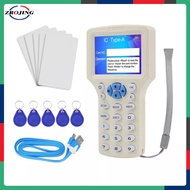 10 Frequency NFC Smart Card Reader Writer RFID Copier Duplicator 125KHz 13.56MHz USB Fob Programmer Copy Encrypted Key Card UID