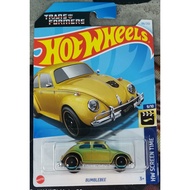 HOTWHEELS TRANSFORMERS HW SCREEN TIME VOLKSWAGON BUMBLEBEE GOLD EDITION DIECAST MODEL