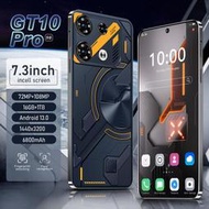 2024款超商性價比7.3吋GT10 Pro智能手機指紋解鎖16+1024G全網通5G雙卡雙待智慧手機