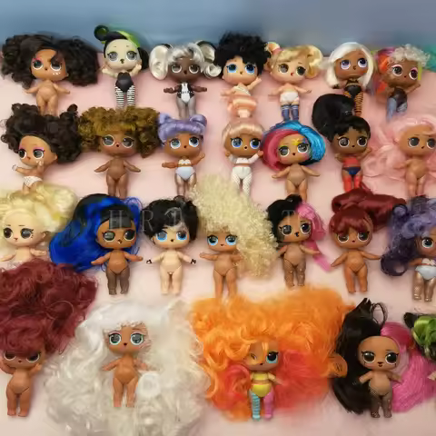 Original 8cm Dolls Series 5 Nude Dolls Can Choose Children's Gift Toys