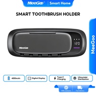 MeeGoo Toothbrush Holder 5 Holes UV Toothbrush Sterilizer Wall Bathroom Sanitizer Toothbrush Rack